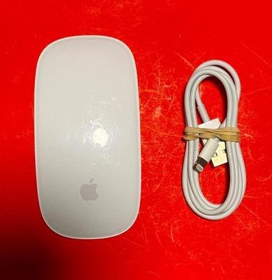 Apple A1657 Magic Mouse 2 Ratón Inalámbrico Blanco/Plateado con USB-C a Lightning Foto 1 de 4