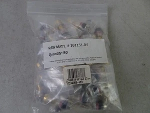 Paquete de 50 terminales de cable RCA rojo Monster Cable materia prima - Imagen 1 de 4