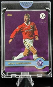 Teddy Sheringham RC Manchester United 2025 Topps Lost Rookie púrpura 12/25 - Imagen 1 de 3