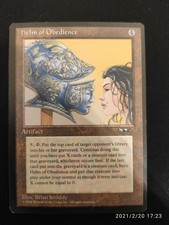 Helm of Obedience - Alliances  - Magic The Gathering MTG EX