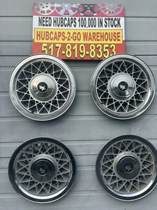 1978-80 Buick Century Regal Honeycomb Used Original Hubcaps Set Of 4-14” Vintage - Picture 1 of 10