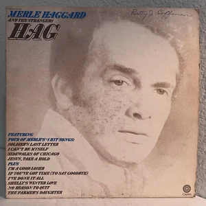 MERLE HAGGARD - Hag (Capitol) - 12" Vinyl Record LP - VG - Picture 1 of 3