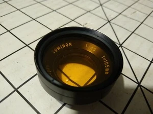 Tominon 1:45 f=105mm Camera Lens and Tiffen 40.5mm 15 deep yellow lens - Picture 1 of 6