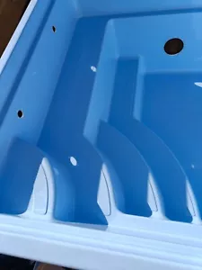 GFK Schwimmbecken Pool 4,00x2,50x1,25 SET, Fertigpool Swimming Pool komplett - Bild 1 von 7