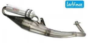 Pot Ligne échappement Hand Made TT acier Homologué Piaggio Zip 50 2T 1999-2008 - Photo 1/4