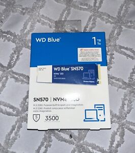 NEW SEALED WD Blue SN570 1TB Internal Solid State Drive SSD Western Digital NVMe