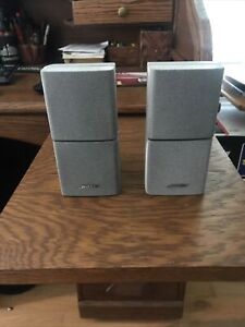 Bose Acoustimass Double Cube Speakers - Pair, Silver