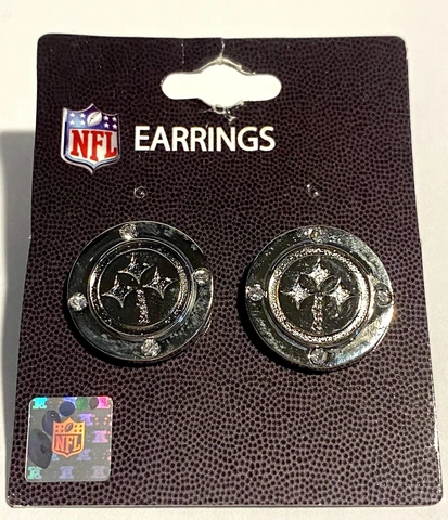 NFL Officially Licensed New Orleans Saints Earrings NWT Cover