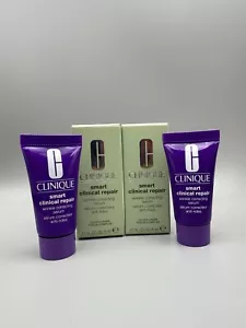 Lot of 2 Clinique Smart Clinical Repair Wrinkle Correcting Serum .17oz Each NEW! - Picture 1 of 3
