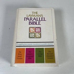 The Layman's Parallel Bible Softcover Book 1976 - Foto 1 di 6