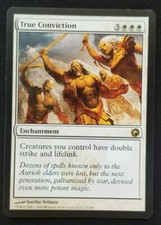 True Conviction x1 Scars of Mirrodin MTG Magic the Gathering Rare White Card 1x