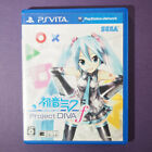 Hatsune Miku Project Diva F (Sony PlayStation Vita PSV, 2012) Japan Import