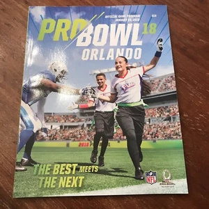 2018 PRO BOWL GAME PROGRAM NFC AFC NFL LIMITED EDITION SUPER BOWL LII SUPERBOWL - Picture 1 of 4