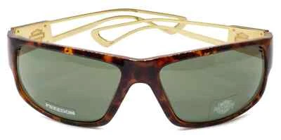 Harley Davidson HD1001X 52N Brown Shell Wide Plastic Sunglasses Frame 63-18-130 - Image 1 of 3