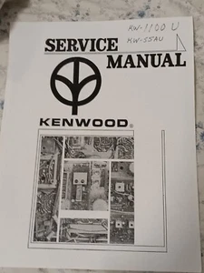 Kenwood KW-1100U Receiver Service Manual Photocopy - Imagen 1 de 3