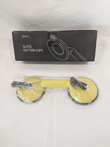 Double Suction Cups Heavy Duty for Glass Lifting w/ Aluminum Vacuum Plate Handle - Picture 1 of 5