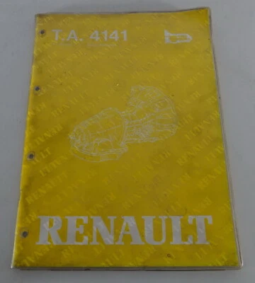 Manual de Taller Renault Transmisión Automática R 20/30/25 Tipo 4141 De 09/1984 - Imagen 1 de 2