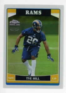 2006 Topps Chrome TYE HILL Rookie Card RC REFRACTOR #186 CLEMSON TIGERS STL RAMS - Picture 1 of 1