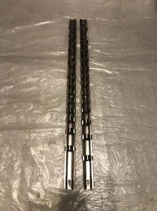 2 Proto 1/2” Drive Socket Bars with 12 Clips - 17” Made In USA - Picture 1 of 3