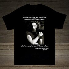 Collection Michael Hutchence Quotes Basic Black All Size Unisex T-Shirt S2808