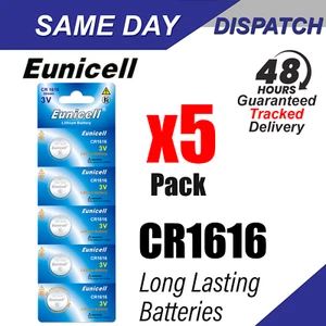 5 X Premium 1616 CR1616 DL1616 ECR1616 3V LITHIUM KNOPFZELLEN BATTERIEN - Bild 1 von 4