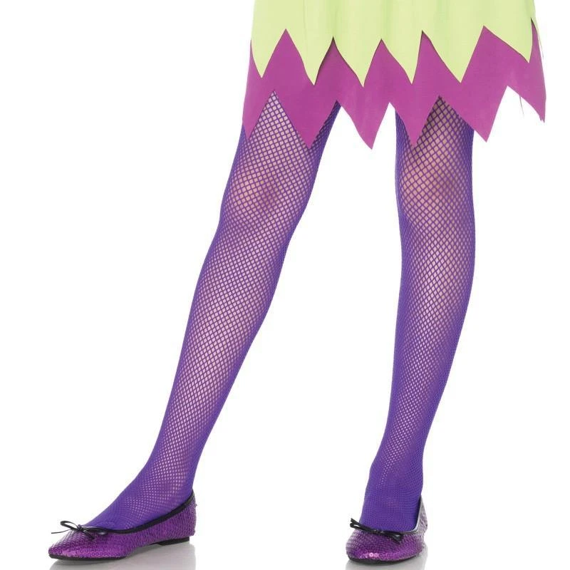 Medias de red rosa neón para niños Leg Avenue disfraces encantados muchos colores Foto 1 de 1