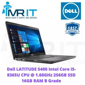 Dell LATITUDE 5400 Intel Core i5-8365U CPU @ 1.60GHz 256GB SSD 16GB RAM B Grade - Picture 1 of 1