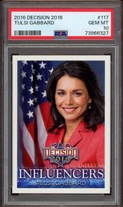 2016 Leaf Decision Tulsi Gabbard Influencers #117 (PSA 10)