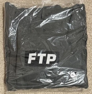Pullover nuevo con etiquetas FTP con logotipo de caja (negro teñido) talla XL ¡ENVÍO GRATUITO! - Imagen 1 de 7