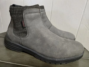 Zapatos Hey Dude Scott Grip Para Hombres Talla 8 Total Negro Gris Chelsea Botas Cómodas - Imagen 1 de 7