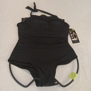 Serra Ladies Premium Black Swimsuit Size Medium NWT - Picture 1 of 12