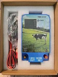 2 JOULE Electric Fence Charger,6-12Kv Multi-Powered High-Power Output Portable. - Picture 1 of 4