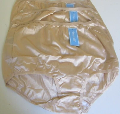 3 Dixie Belle by Velrose Full cut Briefs Style 719 Nude Size 11 - Image 1 of 3