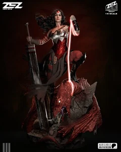 Kit Estatua Absoluta Mujer Maravilla Impresa en 3D Sin Pintar/Sin Montar - Imagen 1 de 9