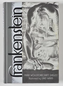 Frankenstein Hardcover Book Mary Shelley Lynd Ward Illustration 2010 - Foto 1 di 8