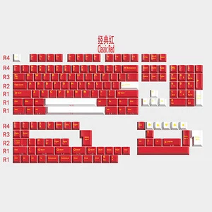 Classic Red Keycap Doubleshot ABS Keycap Set 163 keys - Picture 1 of 7