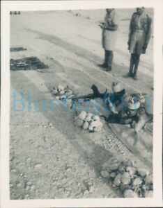 WW2 1941 15th Punjab Regiment Bren Gun Team East Camp Quetta India 
