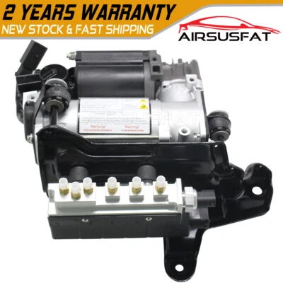 Bomba compresor de suspensión neumática y bloque de válvulas para Mercedes-Benz W220 S430 S500 S350 Foto 1 de 4