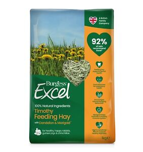 Burgess Excel Dandelion & Marigold Feeding Hay 1kg)