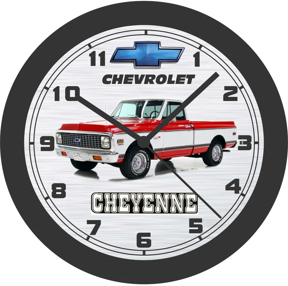 1972 雪佛兰 CHEYENNE PICKUP 10 英寸挂钟 — 第 1/1 张图片