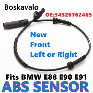 NEW ABS Wheel Speed Sensor fits BMW E88 E90 E91 Front Left or Right 34526762465