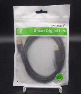 Ungreen USB 2.0 Printer Cable A-Male To B-Male 5 FT Cable Gold Plated, 10350 - Picture 1 of 4