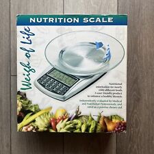 Weigh Of Life Nutrition Scale Digital Nutrition Calorie Counter 