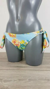 ASOS Photographic Tropical Contrast Strappy Bikini Bottom UK 8 EU 36 A251-30 - Picture 1 of 2