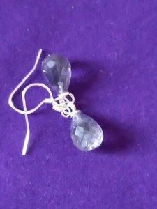 Ohrringe Iolith und 925 Sterling Silber 7 kt - Bild 1 von 5