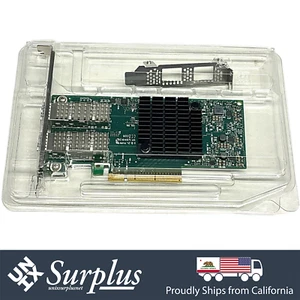 MCX4121A-ACAT Mellanox CX4121A ConnectX-4 Dual Port SFP28 25GbE Network Card - Picture 1 of 10