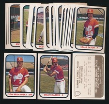 1981 TCMA Salt Lake City Gulls Set (26) -BRIAN HARPER, TOM BRUNANSKY, PEREZ