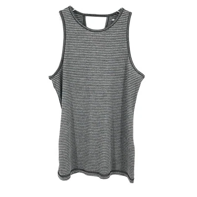 Camisa sin mangas gris extra pequeña Ideology XS para mujer sin mangas pulóver a rayas Foto 1 de 4