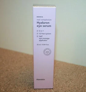 Hanskin Real Complexion Eye Serum .84 oz / 25mL Full Size Hyaluronic - Picture 1 of 1