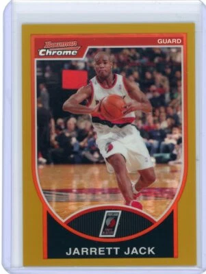 2007-08 Bowman cromo oro refractor #83 Jarrett Jack #36/99 Foto 1 de 2